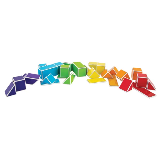 Magnetic Geometric Blocks - 28 pieces - Modern Teaching Aids NZ