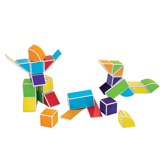Magnetic Geometric Blocks - 112 pieces