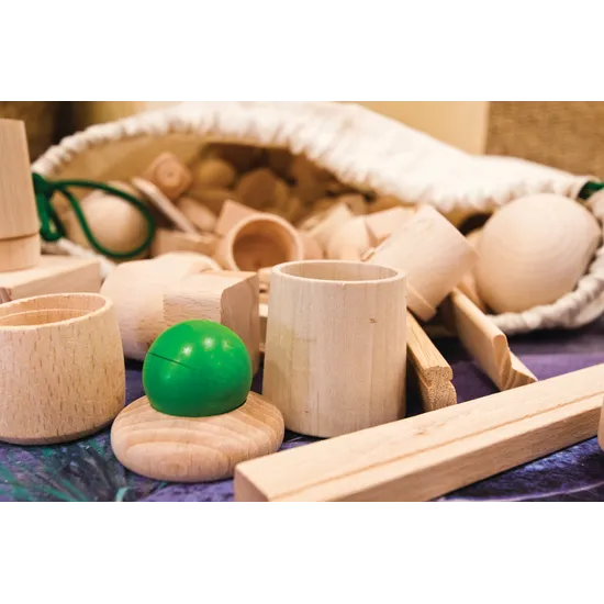 Surprise Bag - Reclaimed Wooden Blocks - 4kg - Modern Teaching Aids NZ