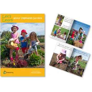 Let's Learn about Vegetable Gardens Big Book - Modern Teaching Aids NZ