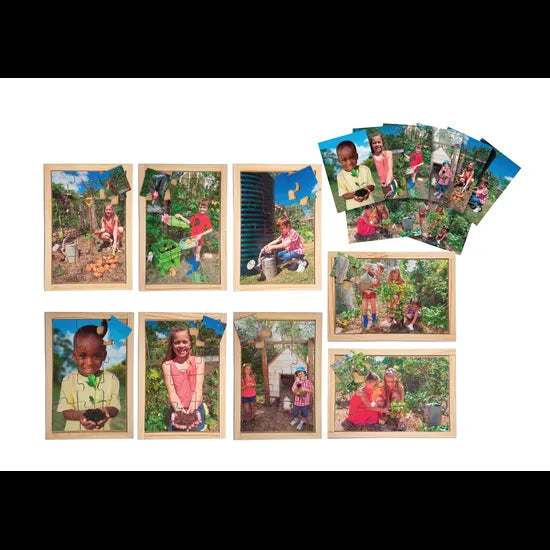 Sustainable Living Puzzle & Poster Set of 8 - Modern Teaching Aids NZ