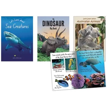 Creatures of the World Big Book Pack of 3