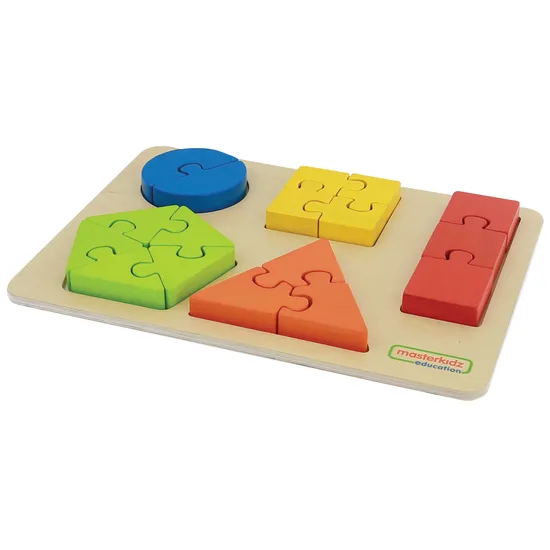 Masterkidz Shape Learning Puzzle - 17 Pieces - Modern Teaching Aids NZ