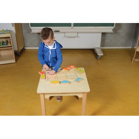 Masterkidz Shape Matching Puzzle - 12 Pieces - Modern Teaching Aids NZ