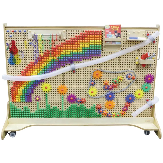 Masterkidz Free Standing STEM Wall 166 cm x 125 cm - Modern Teaching Aids NZ