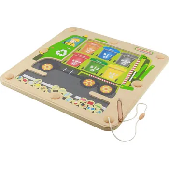 Handy Learning Board- Sorting Recycling Truck - Modern Teaching Aids NZ