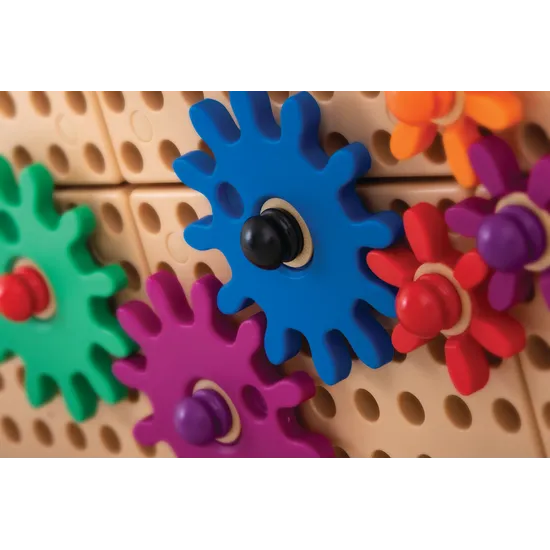 Masterkidz STEM Wall Gears & Chain Set - 39 Pieces - Modern Teaching Aids NZ