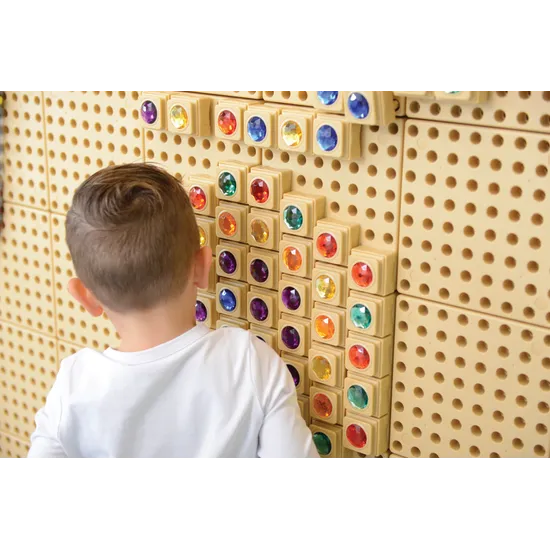 Masterkidz STEM Wall Gem Stones - 72 Pieces - Modern Teaching Aids NZ