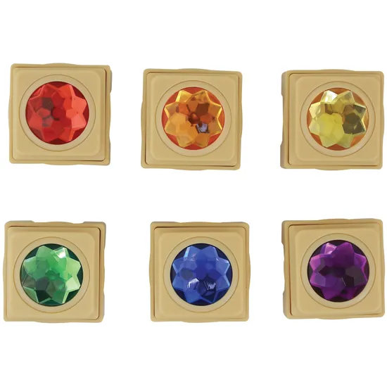 Masterkidz STEM Wall Gem Stones - 72 Pieces - Modern Teaching Aids NZ