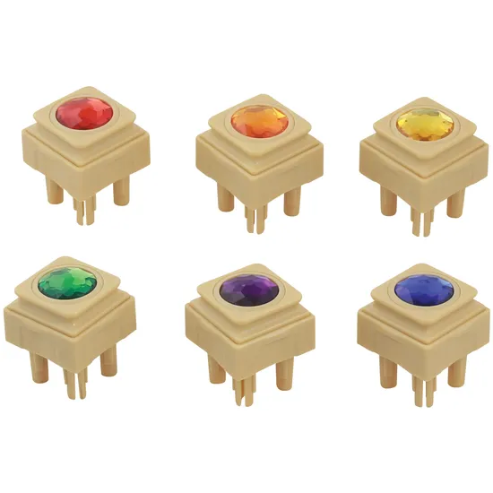 Masterkidz STEM Wall Gem Stones - 72 Pieces - Modern Teaching Aids NZ