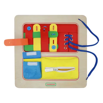 Masterkidz - Lacing & Weaving Board 28cm - Modern Teaching Aids NZ