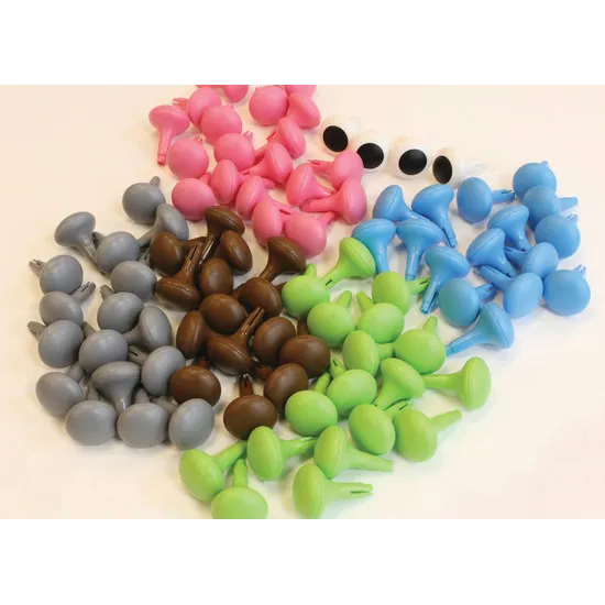 128 Piece Jumbo Pegs (6 Colours) - Pack II