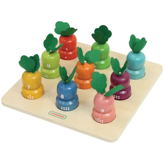 Masterkidz Learning Carrot Farm - 1-9 Numbers, Numeracy Play - Modern Teaching Aids NZ