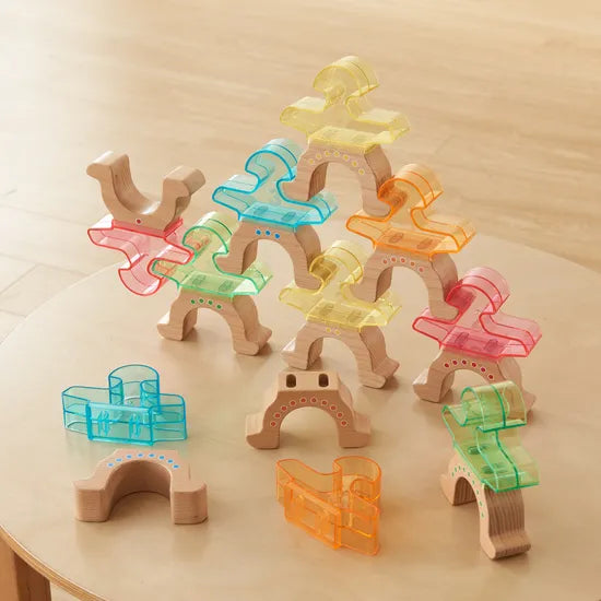Translucent Stacking Maths People 10 pc - Modern Teaching Aids NZ