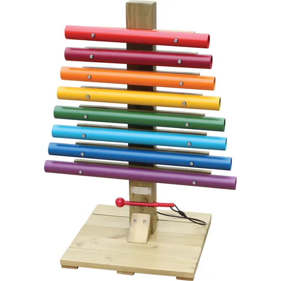Outdoor Rainbow Chimes Tower - Modern Teaching Aids NZ