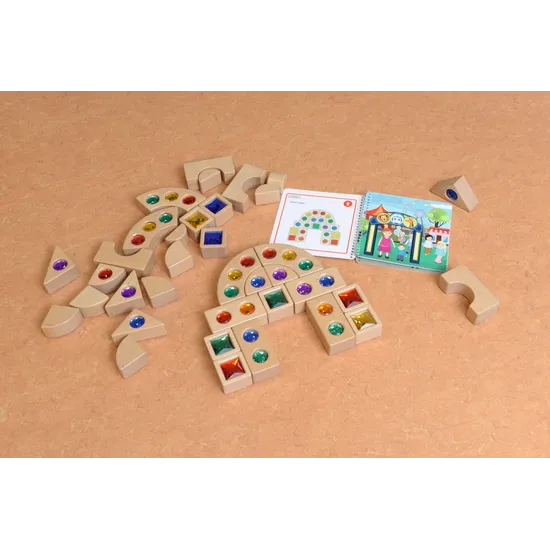 Masterkidz - Gemstone Blocks - 40 pieces - Modern Teaching Aids NZ