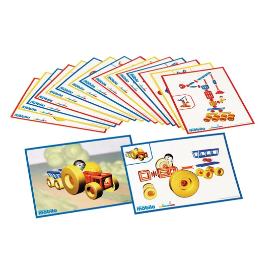 Mobilo Work Cards - Set of 16 - Modern Teaching Aids NZ