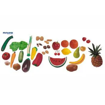 Fruit and Vegetable 36 Pieces in Container - Modern Teaching Aids NZ