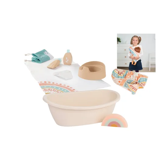 Miniland Doll Bathtime Care Set - Modern Teaching Aids NZ