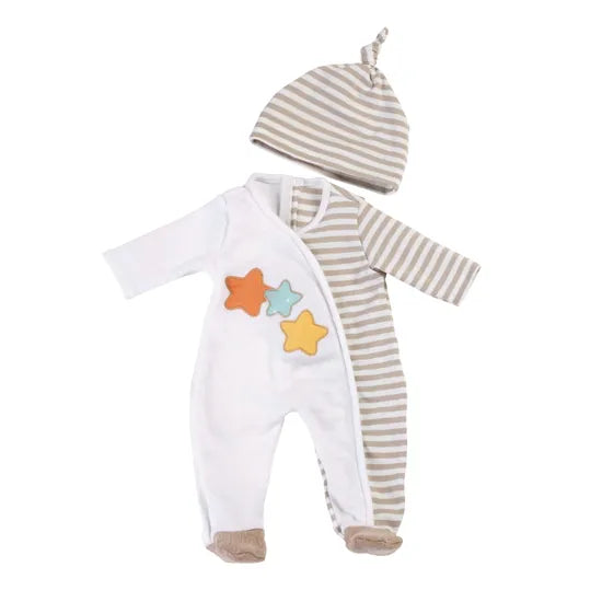 Miniland Doll Pyjamas Beige 40cm - Modern Teaching Aids NZ