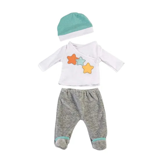 Miniland Doll Pyjamas Grey 40cm - Modern Teaching Aids NZ
