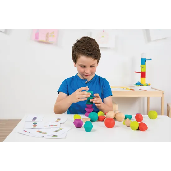 Towering Wooden Blocks - 30 pieces - Modern Teaching Aids NZ