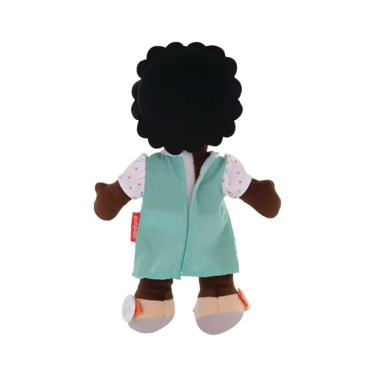 Diversity Fastening Soft Doll African Girl - Modern Teaching Aids NZ