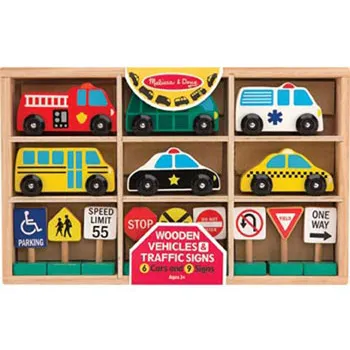 Melissa & Doug Wooden Traffic Printer Combo