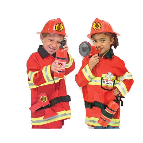 Melissa & Doug Fire Chief Role Play Costume Set Single - Modern Teaching Aids NZ