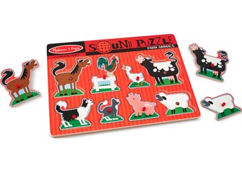 M&D Farm Animals Sound Puzzle - Modern Teaching Aids NZ