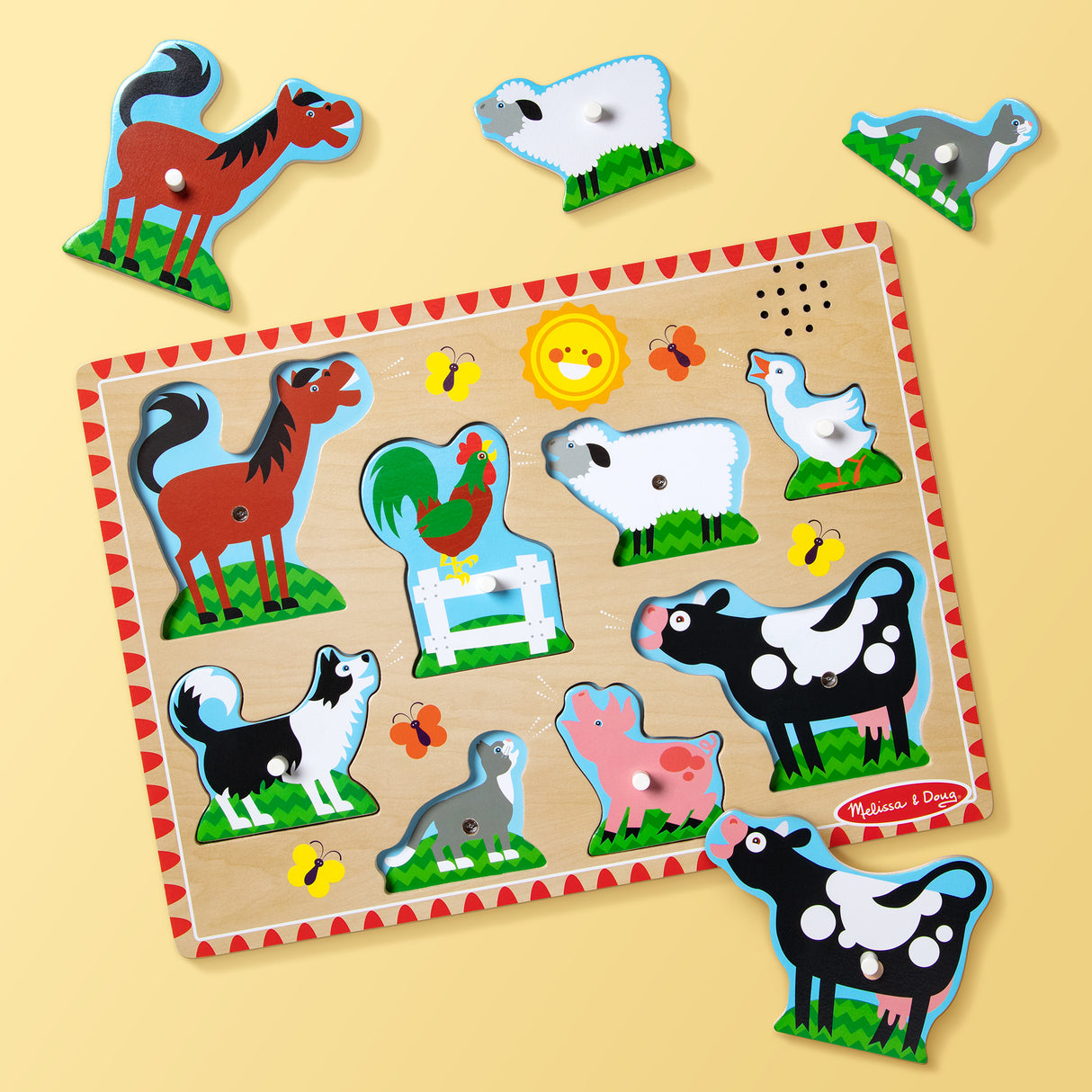 M&D Farm Animals Sound Puzzle - Modern Teaching Aids NZ