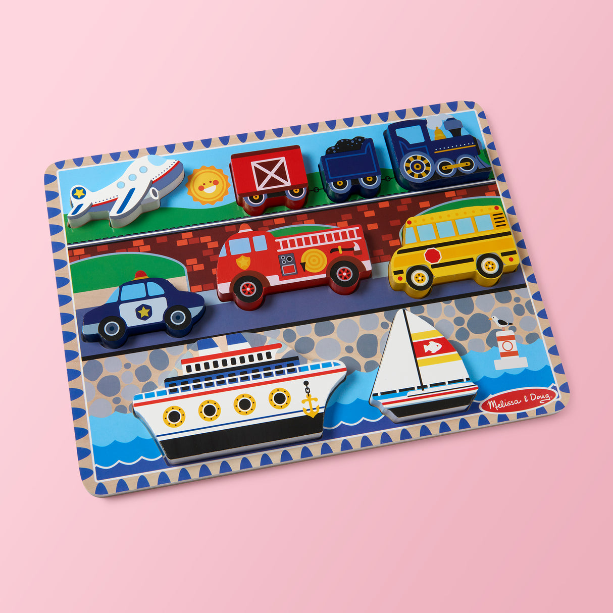 M&D Chunky Vehicle Puzzle - Modern Teaching Aids NZ