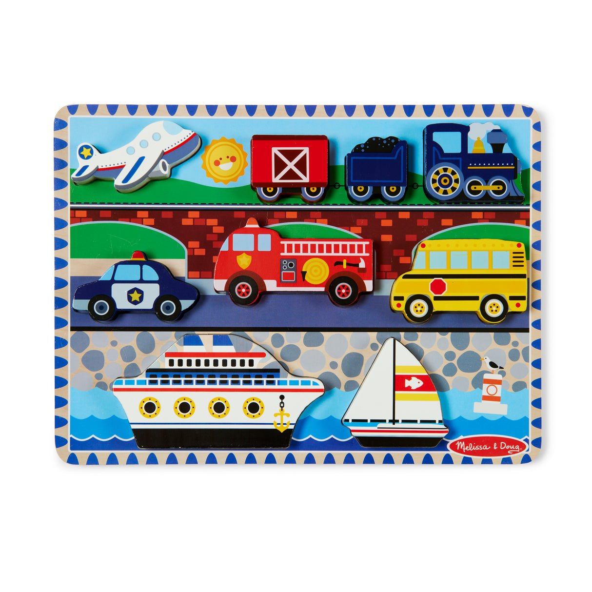 M&D Chunky Vehicle Puzzle - Modern Teaching Aids NZ