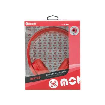 Moki Brites Bluetooth Headphones Red - Modern Teaching Aids NZ