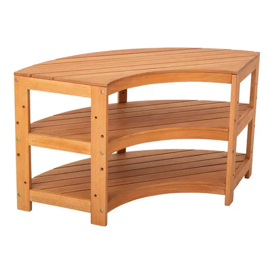 Harmony Education - Outdoor Shelf - Curved - Modern Teaching Aids NZ
