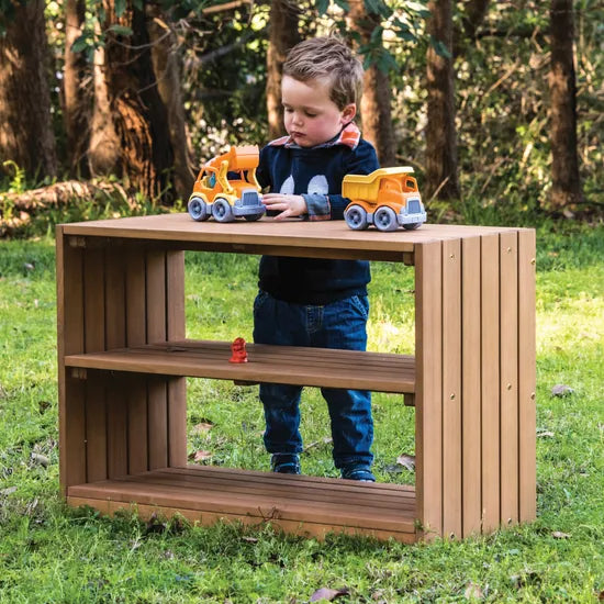 Harmony - Outdoor Double Shelf - 90 x 40 x 60 cm - Modern Teaching Aids NZ