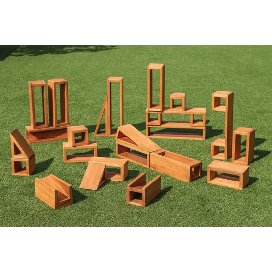 Outdoor Building Set 20 Pieces - Modern Teaching Aids NZ