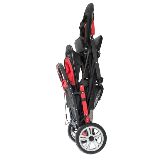 Max & Rosie Quad Multi-Seat Stroller Red - Modern Teaching Aids NZ