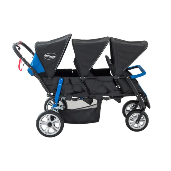 Max & Rosie Hexa Multi-Seat Stroller Blue - Modern Teaching Aids NZ