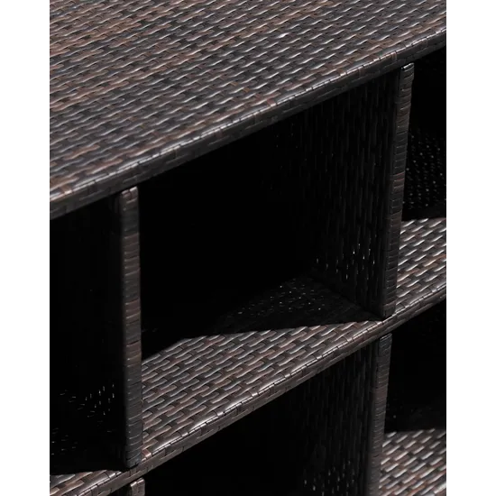 Harmony - Wicker Outdoor Shelf - 120 x 38 x 76 cm - Modern Teaching Aids NZ