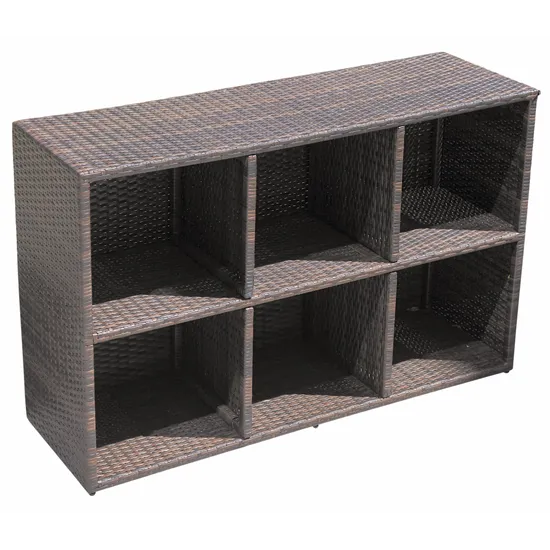 Harmony - Wicker Outdoor Shelf - 120 x 38 x 76 cm - Modern Teaching Aids NZ