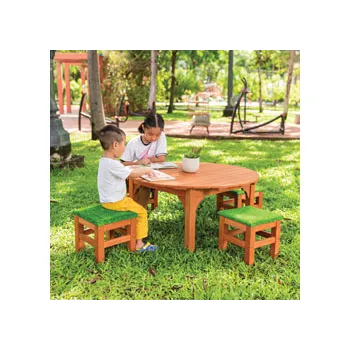Harmony Education Outdoor Round Table and Grass Stools - Modern Teaching Aids NZ