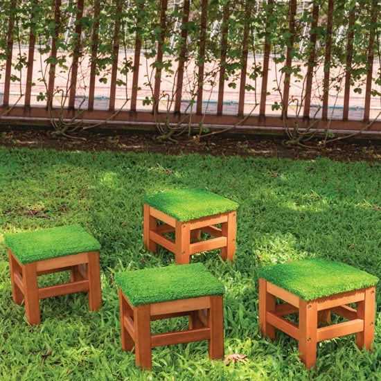 Harmony Education - Outdoor Grass Stool - Pack of 2 - Modern Teaching Aids NZ