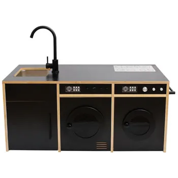 MTA Kitchen & Laundry Play Station - Black - Modern Teaching Aids NZ