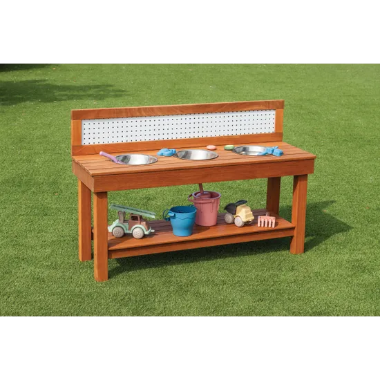 MTA Mud Kitchen with Peg Board & Blackboard - Modern Teaching Aids NZ