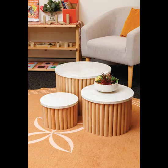 Natural Spaces Nesting Tables Set of 3 - Modern Teaching Aids NZ