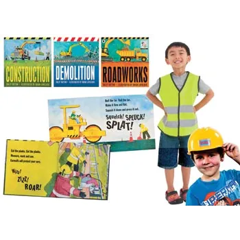 Construction Book Pack with Dress Ups - Modern Teaching Aids NZ