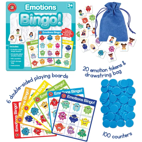 Emotions Bingo - Modern Teaching Aids NZ