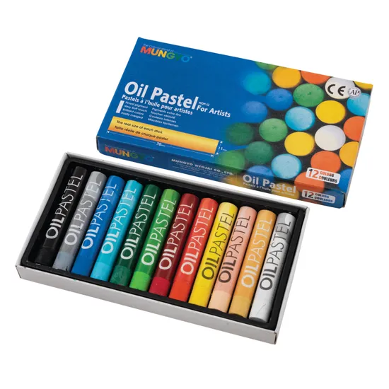 Mungyo Oil Pastels - 12 Colours - Modern Teaching Aids NZ