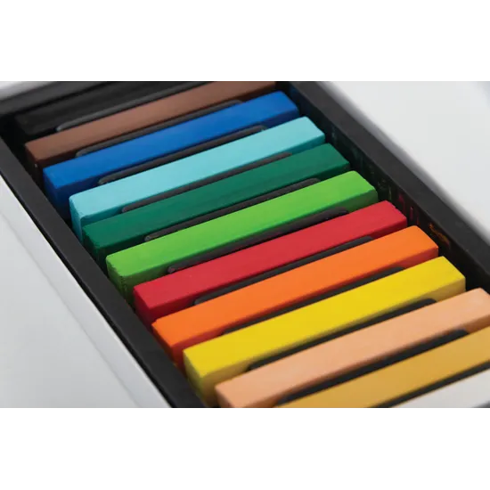 Mungyo Soft Pastels, Assorted - Box of 12 - Modern Teaching Aids NZ